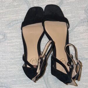 Sam Edelman Black Strappy Heels